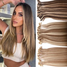 1G DICK Bondings Keratin Extensions 100% Remy Echthaar Strähnen Haarverlängerung