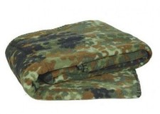 Flecktarn Decke Fleecedecke