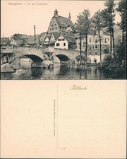 Ansichtskarte Besigheim An der Enzbrücke 1911