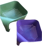 Joseph Joseph 2 Seihen Seihe Sieb Durchschlag Lila Grün Abtropfsieb Nudelsieb