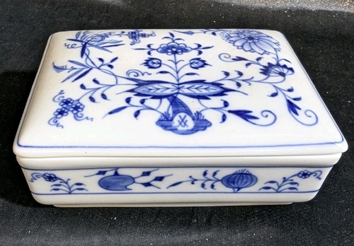 Meissen zwiebelmuster dose - meissen,, ,dose