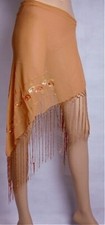 NEU! HÜFTTUCH STOLA COGNAC