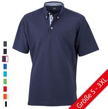 James & Nicholson Men´s Plain Herren Polo Shirt NEU S - XXXL