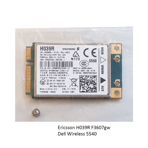 Ericsson f3607gw dell umts - ericsson,