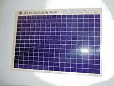 Suzuki GSX1100G (M/NP/R) Okt 1993  Microfiche Motorrad original ETK