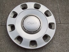 1 Original Fiat 500  Radkappe in 14 Zoll in- Silber  für Fiat  ,Modelle,