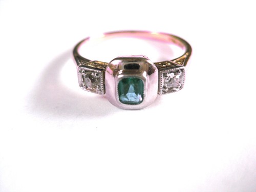 Art deco ring gold 585 - ring, mit