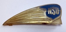 Schutzblechreiter NSU Fahrrad Alt Emblem Symbol Marke Zeichen Sammler Kunststoff