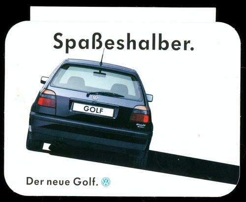 Werbe aufkleber golf - werbe,