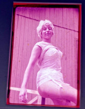 Dia slide -  weiblicher Akt