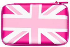 Nintendo 3DS 3DS XL Tasche / Travel Bag / Hard Case #UK Flag Pink Edt. [BigBen]