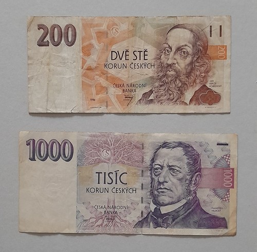 Banknoten tschechien 200 - -, &
