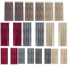 2er Set Vorhang Samt