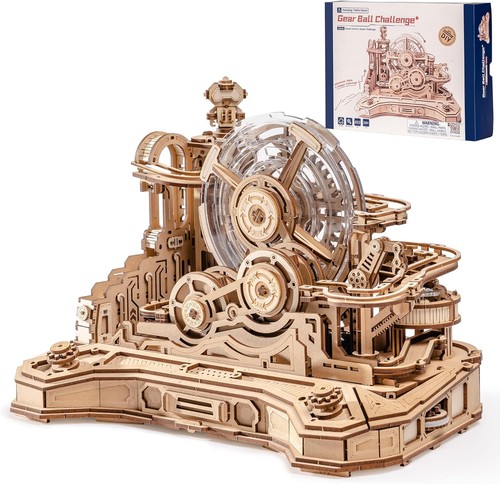 Puzzle holz kugelbahn - 3d,