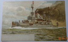 AK  Deutsche Kriegsschiffe Kaiser Friedrich III. Linienschiff  um 1900 U100