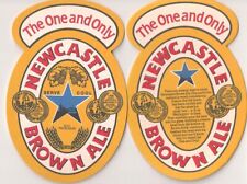 Newcastle Brown Ale - alter Bierdeckel "The One and Only" aus England