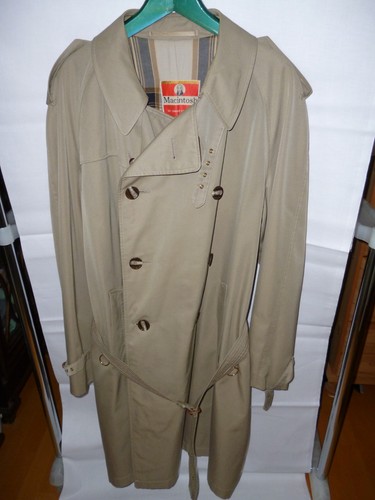 Macintosh trenchcoat älteres - macintosh, trenchcoat,