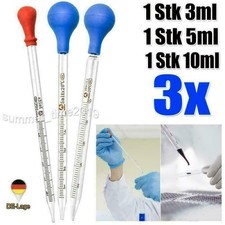 3x Glas Pipetten Dropper