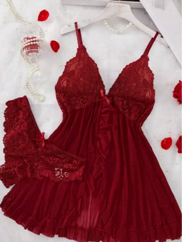 Ladies sexy mesh lingerie - , set