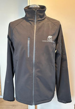 CME Softshell Jacke, Regen und Windabweisend, Gr. XL, schwarz