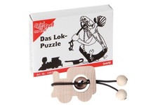 Bartl 109295 Mini-Puzzle "Das Lok-Puzzle" Knobelspiel Holz