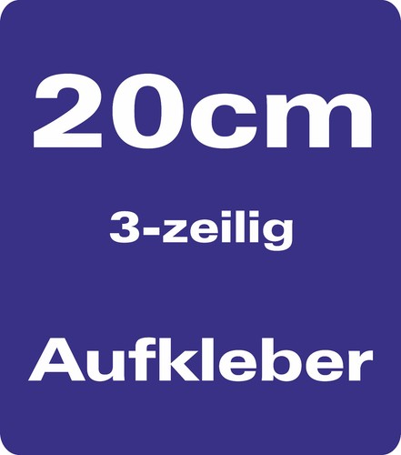 20cm autobeschriftung - 20cm,