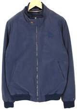 Tommy Hilfiger Denim Jacke Herren XL Reißverschluss Gepolstert Kragen Taschen