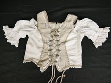 Trachtenmieder mit Schnürung Spitze Stretch u. Trägern Stockerpoint Mieder Gr.42