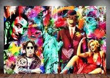 LEINWAND BILDER XXL ABSTRAKT