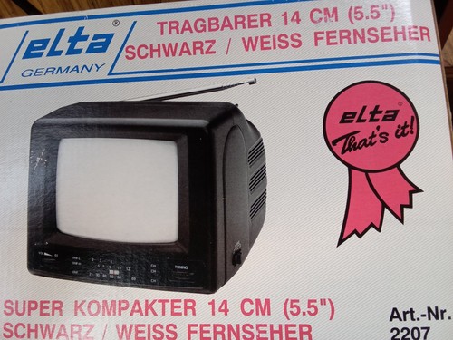 Elta tragbarer fernseher w - tragbarer,