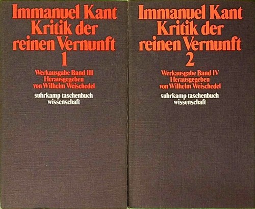 Immanuel kant werkausgabe band - kant,