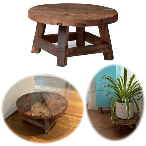 Holz pflanzenhocker 25x12cm - holz,