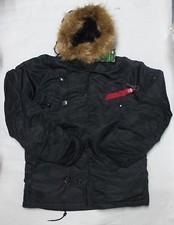 Alpha Industries Kälteschutzjacke N3B Größe S Parka Winterjacke Kapuzen Jacke 