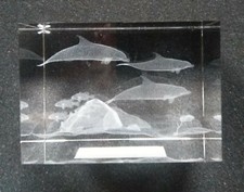 3D Laser Kristallglas Quader