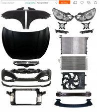 Satz Motorhaube Frontmaske