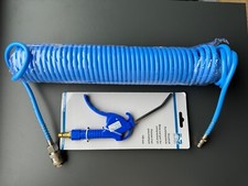 SW-Stahl Druckluft-Ausblaspistole Brilliant Tools Druckluft-Spiralschlauch Durch