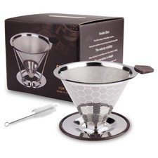 Edelstahl Filter Kaffeefilter Wiederverwendbare Coffee Dauerfilter Permanent