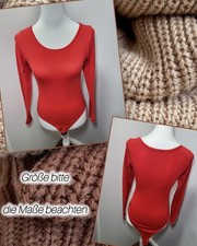 Body Langarm – Rot – Maße beachten – Baumwolle/Stretch
