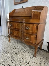Kommode Vintage  Intarsien Schubladen Barock Anrichte Sekräter Schreibtisch