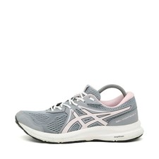 ASICS Damen GEL-Contend 7 Sneaker Grau/Rosa Mesh Atmungsaktiv Laufschuhe EU 40.5