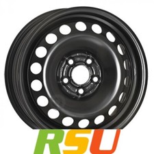 Alcar 4055 schwarz 5.5x15" ET40 LK5 100 ML 57.1 Stahlfelgen 15 Zoll