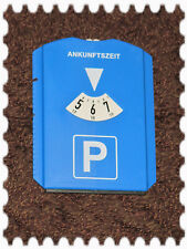 Parkscheibe Eiskratzer Chip Parkuhr P Ankunftszeit NRF 1 Stück Neu bb