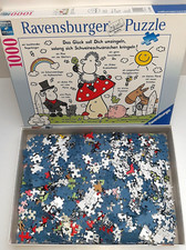 Komplett und rar: 1000 Teile Puzzle Ravensburger Sheepworld Glück No. 190089 TOP