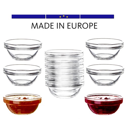 12x dip schüssel - schüssel, glas
