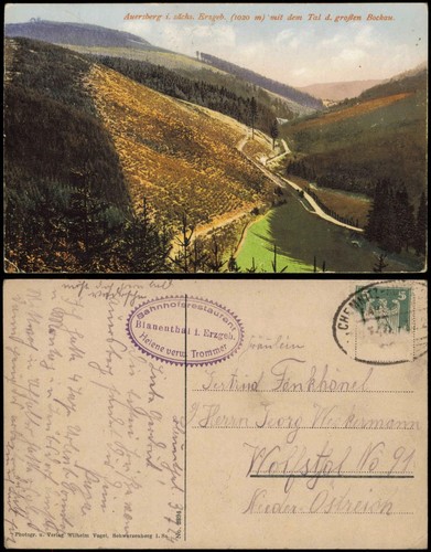 Ansichtskarte auersberg - ansichtskarte,