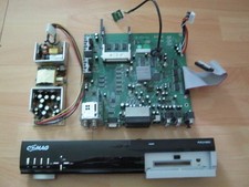MOTHERBOARD vom COMAG SAT RECAIVER PVR2/100CI+BEDIENPANEEL gebr.gt.Zust als def.