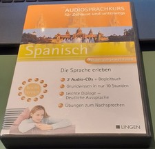 Spanisch Audio 2 Stück CDs Sprachkurs + Buch