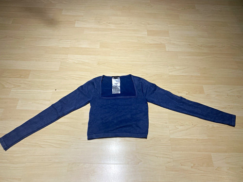 Amisu damen top blau - top,