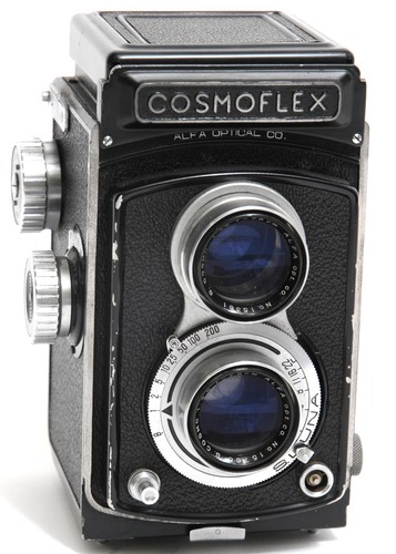 Cosmoflex tlr camera with - tlr,