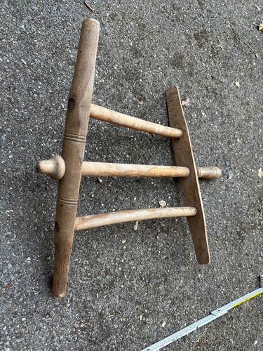 Alte holzhaspel leinenwickler - alte,